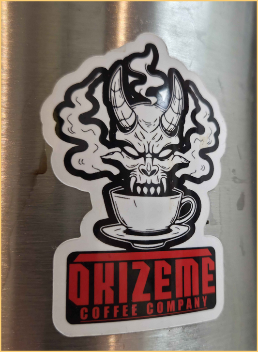 Okizeme Coffee Sticker